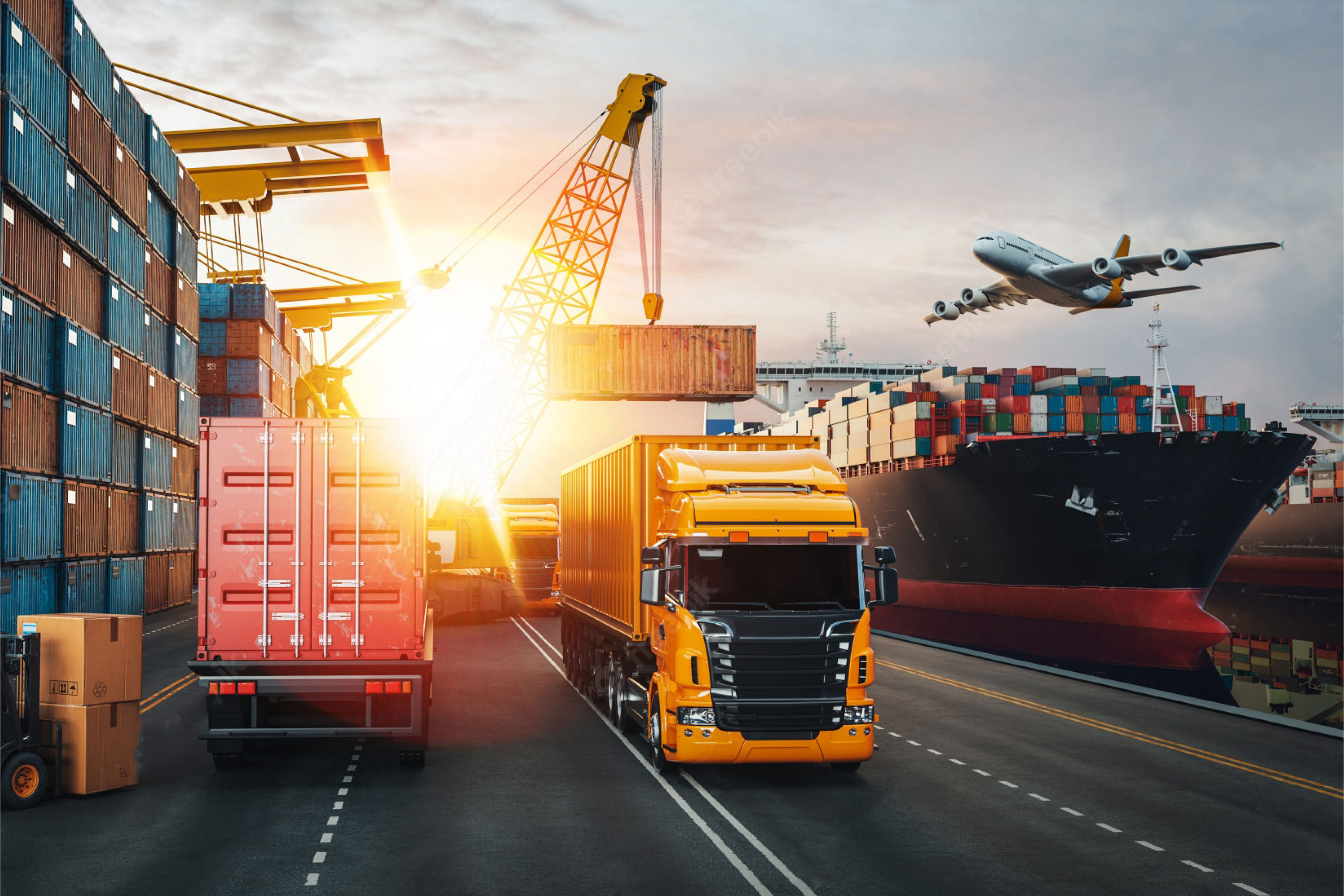 Fast delivery shipping transport