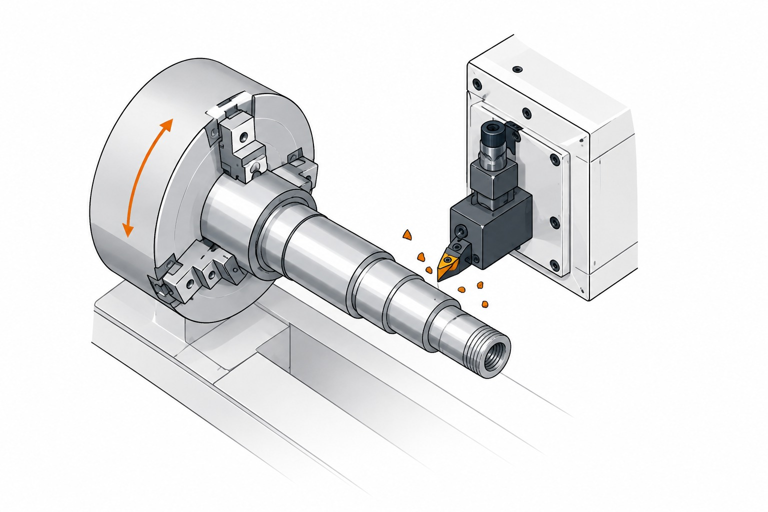 Precision Turbine CNC Lathe Machining