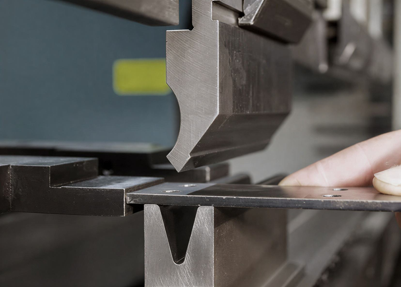 Precision Press Brake Forming Process in Action